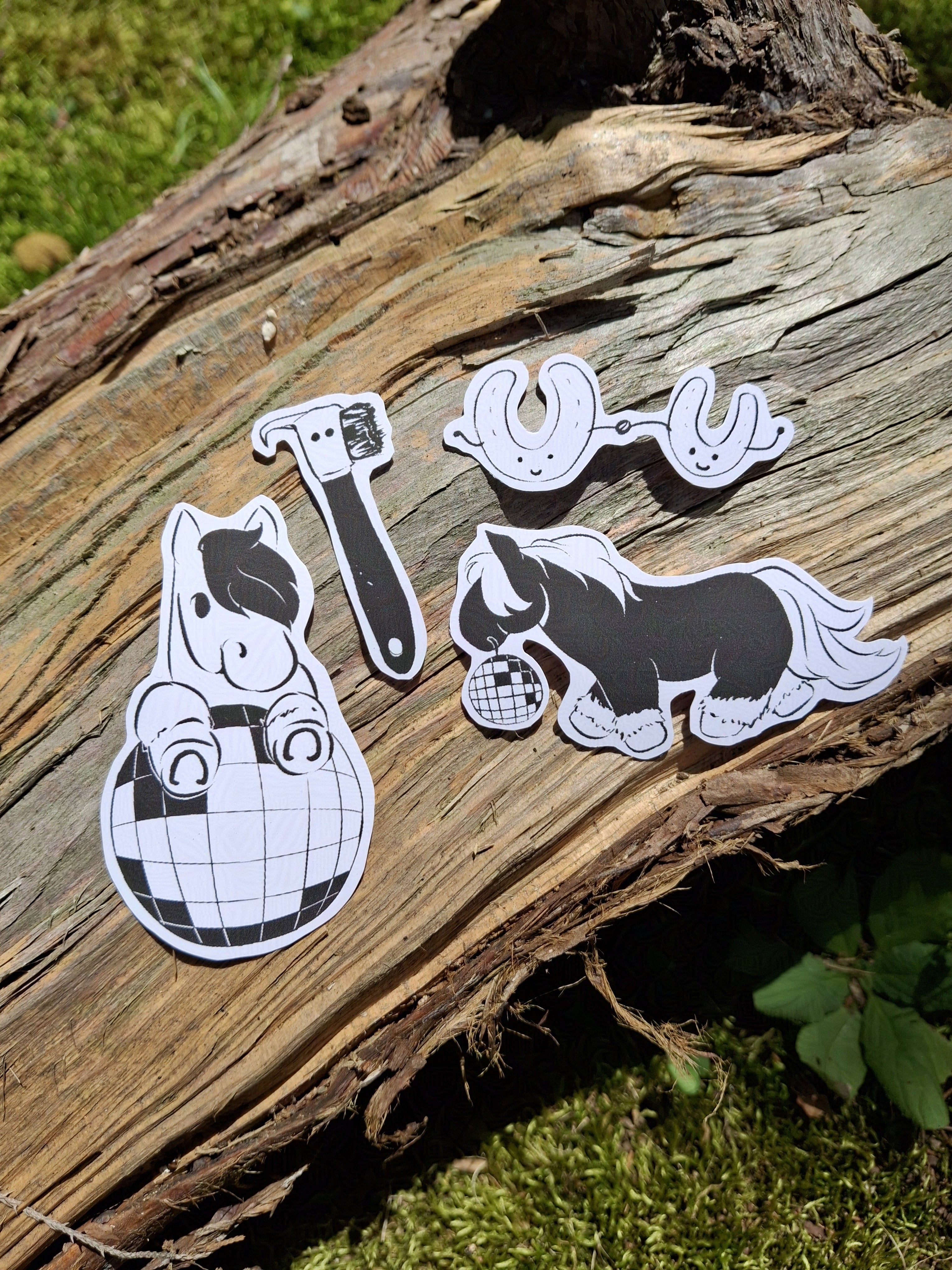 New Shoes Pony Sticker Set