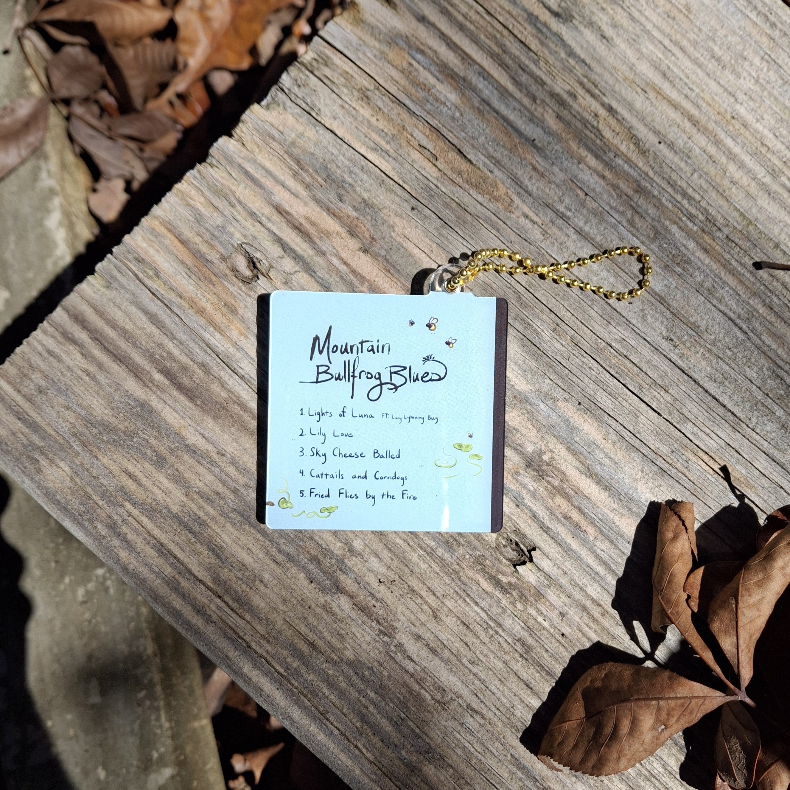 Mountain Bullfrog Blues Keychain