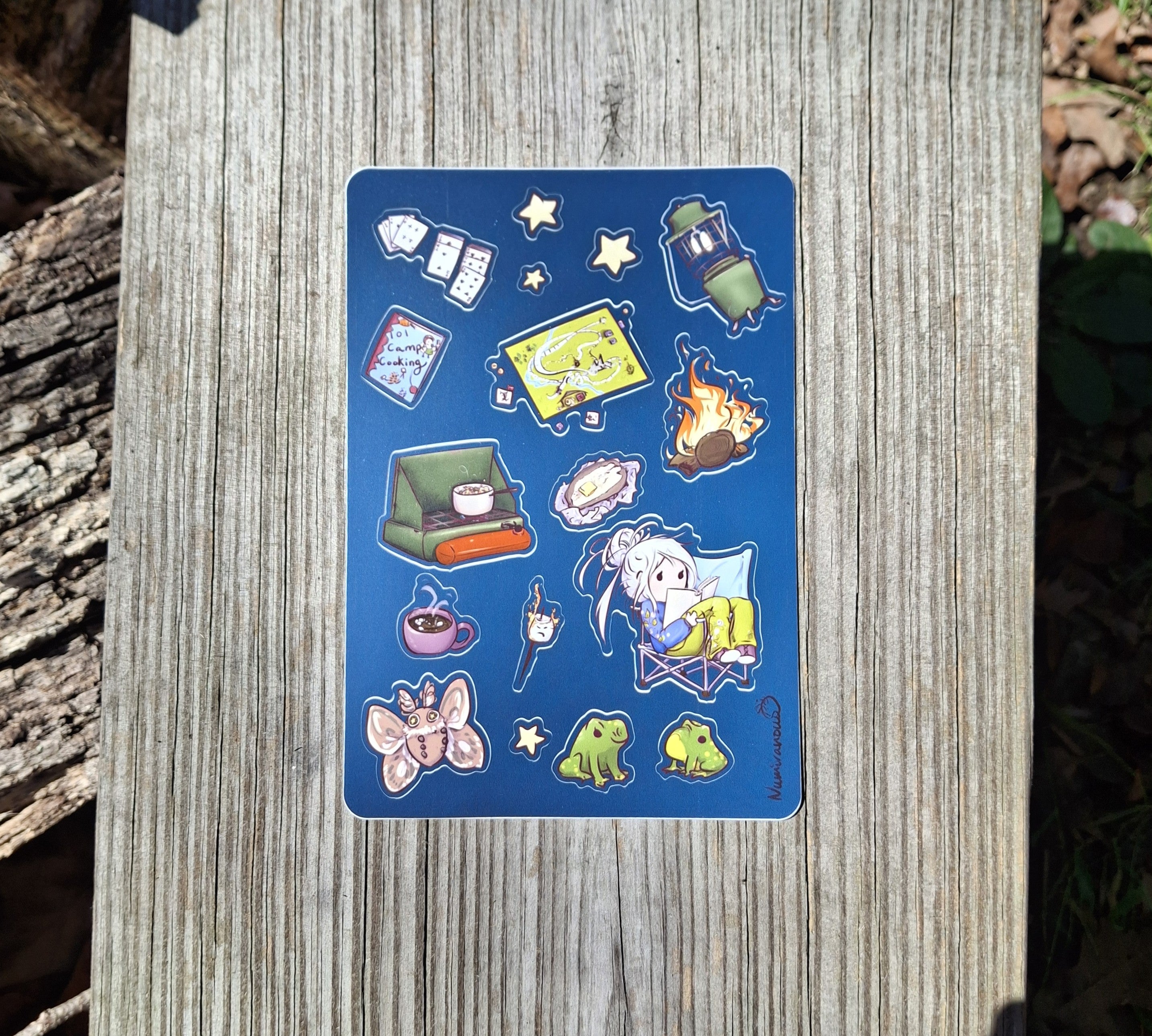 Camp Nights Sticker Sheet