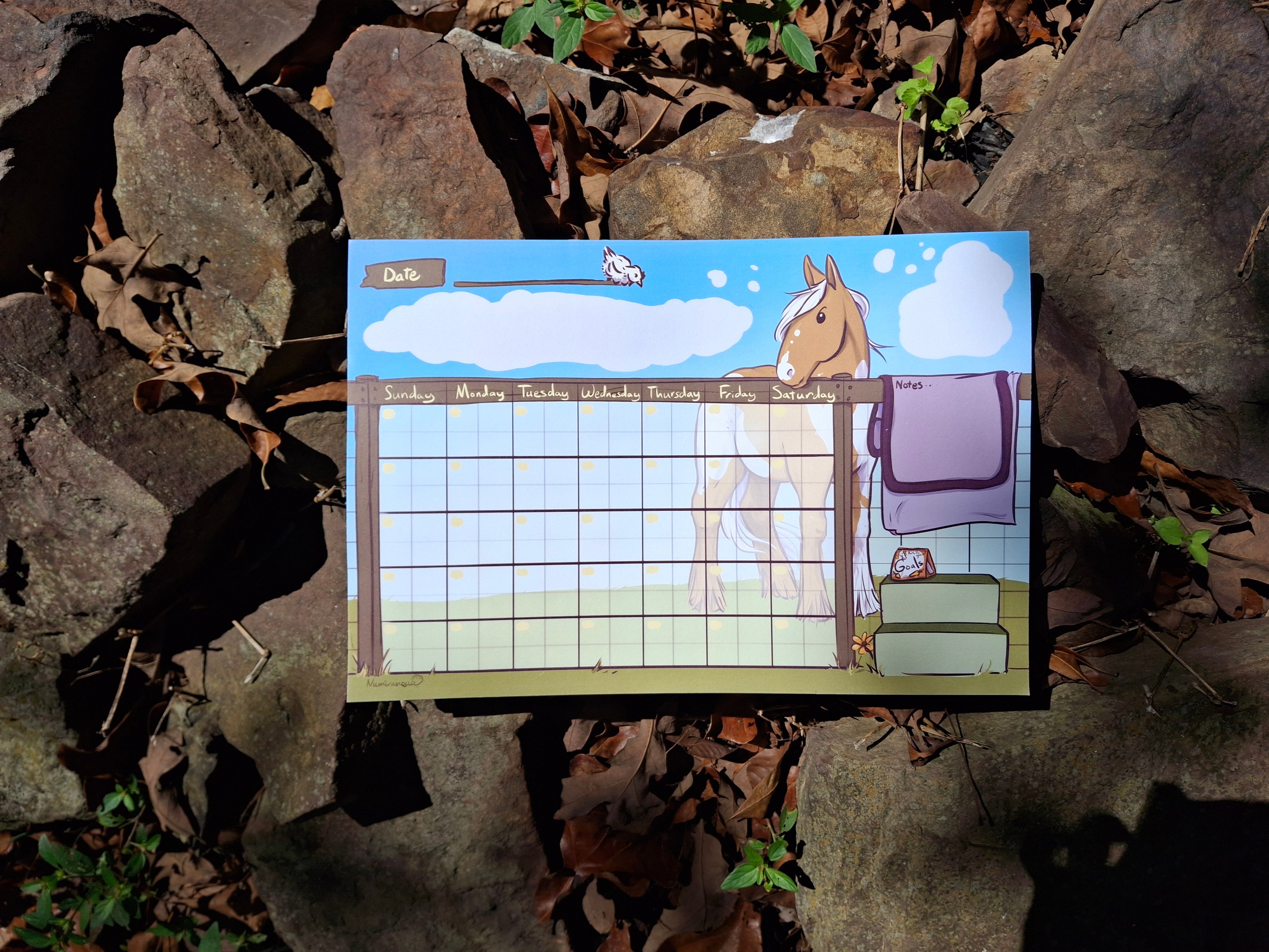 Palomino Paint Calendar Pad