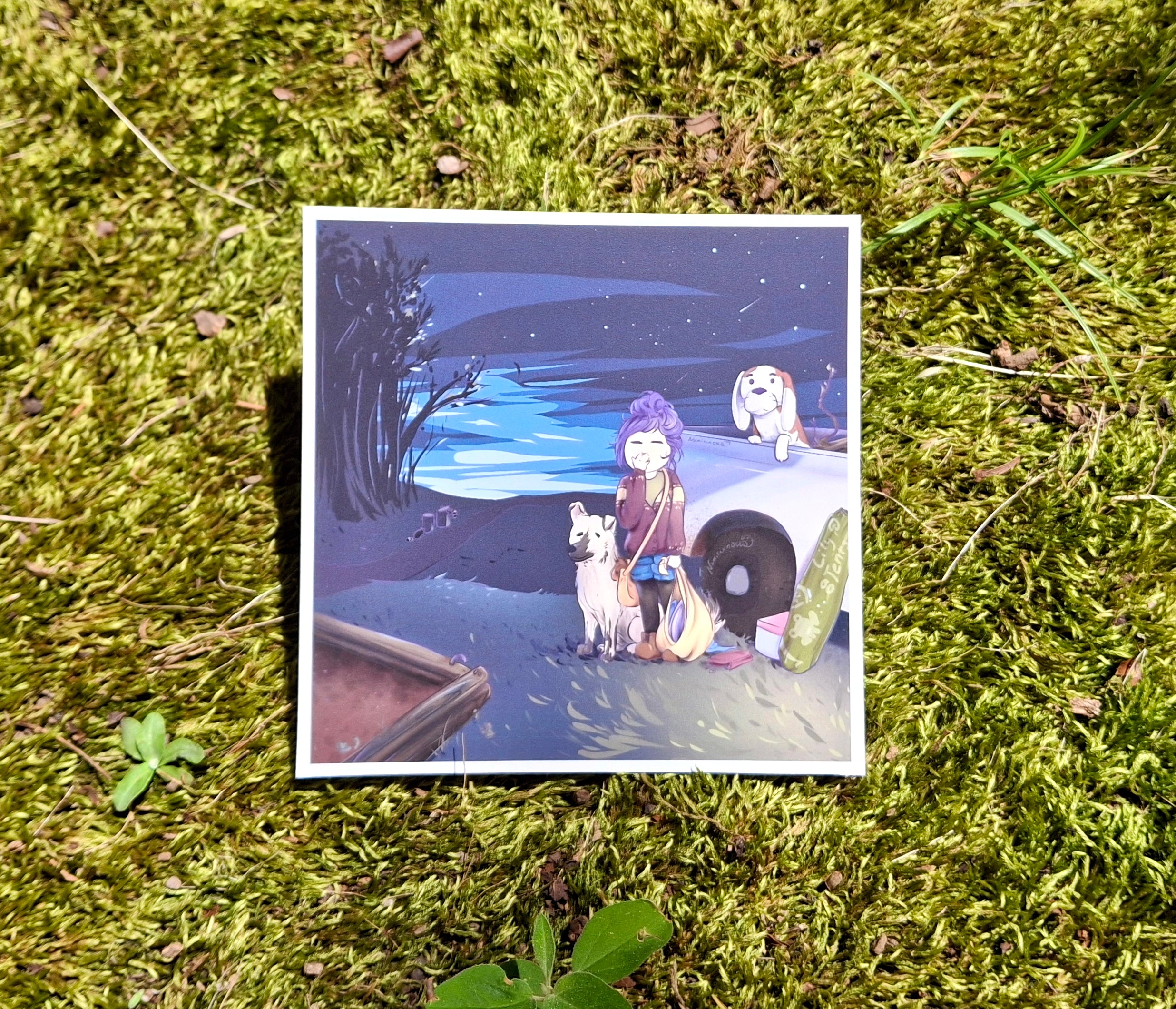 Late Arriving Campers Print