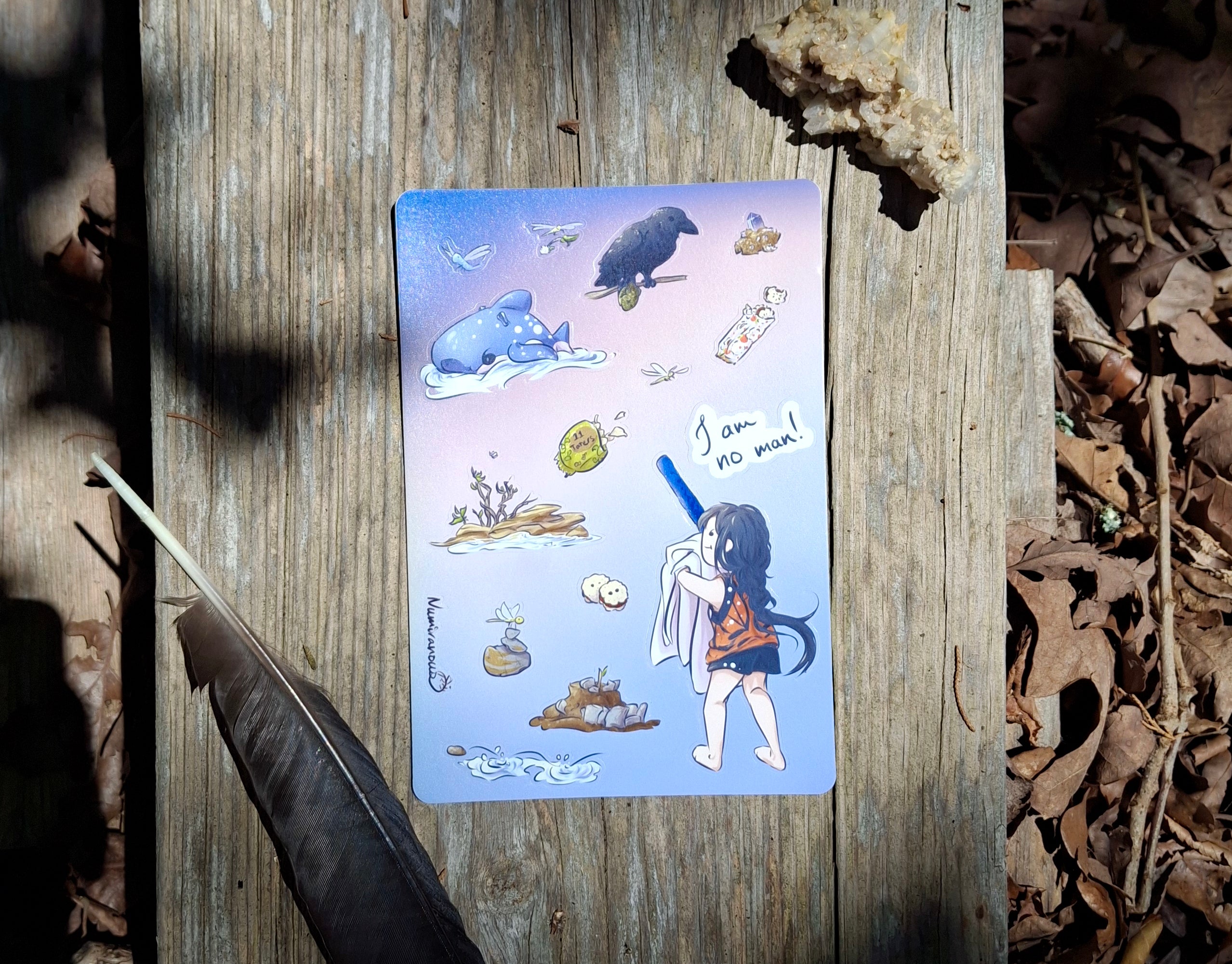 Monarch Lake Camping Sticker Sheet