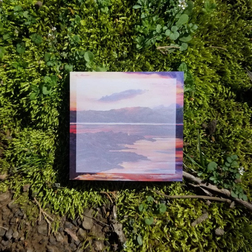 Purple Sunset Sticky Notes