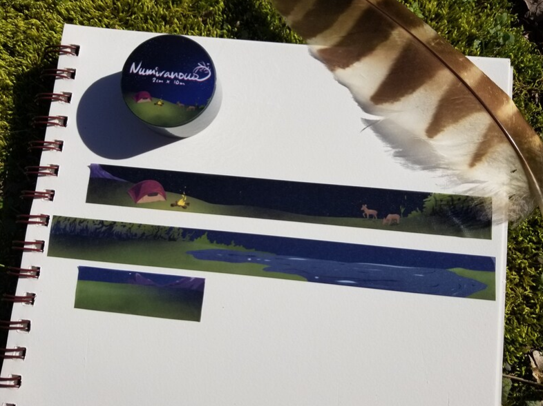 Midnight Campground Washi Tape