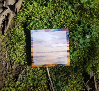 Golden Hour Sunset Sticky Note