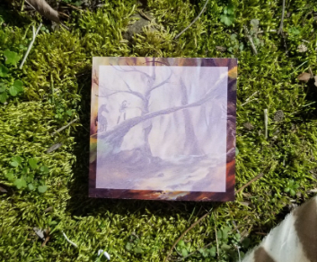 Golden Wood Sticky Note