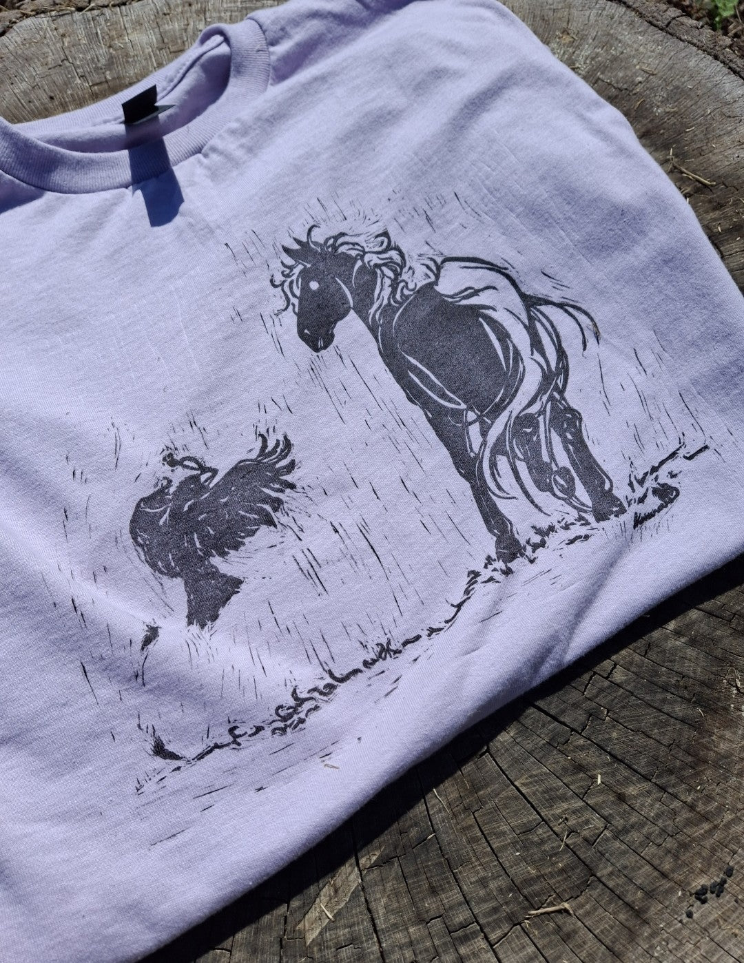 Ahh! What is that?/ Block Print T-shirt