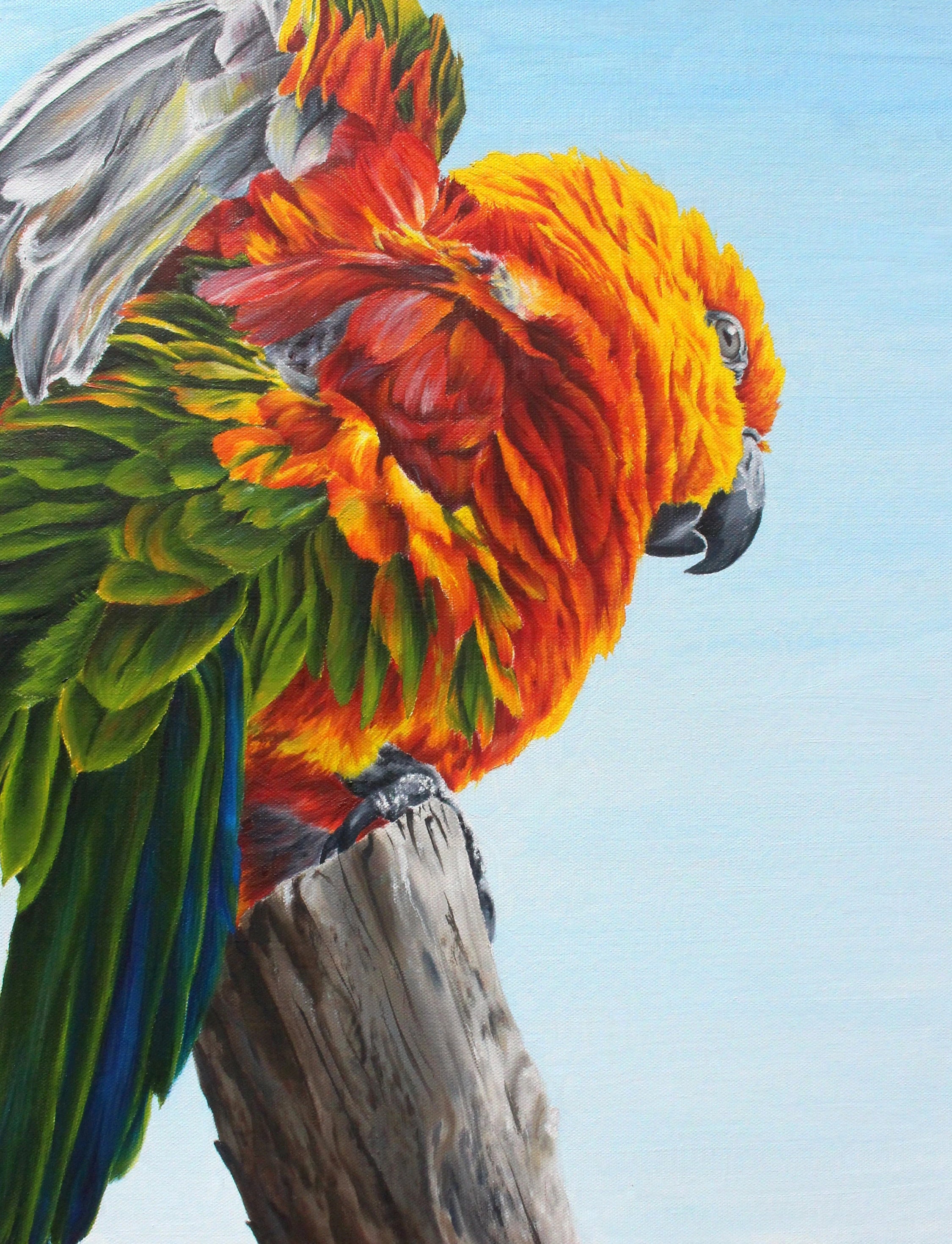 Animal Portrait Oil Painting Commission