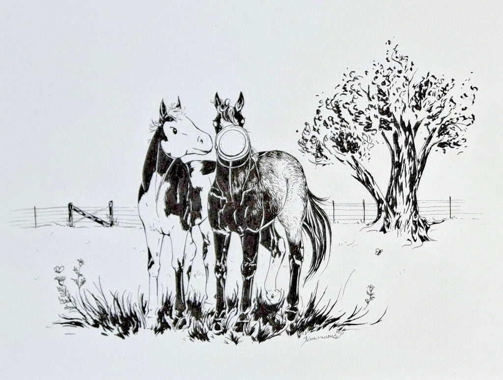 Ink Horse Illustration