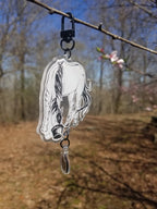 Munching Horse Keychain