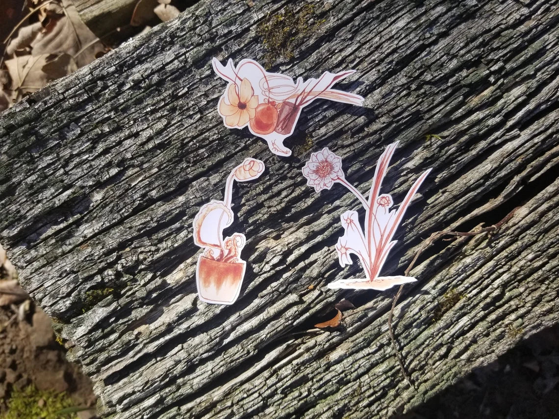 Plant Sticker Set