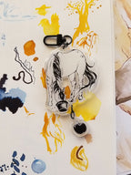 Munching Horse Keychain