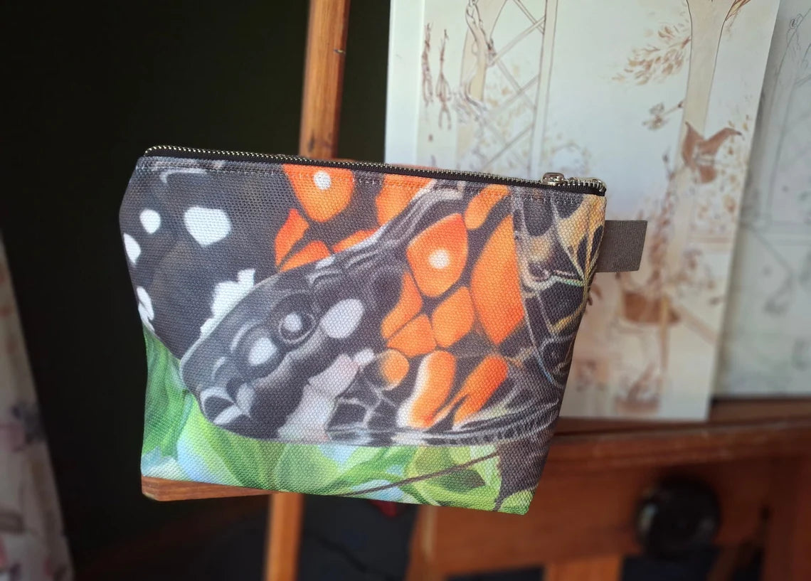 American Lady Butterfly Pouch